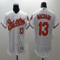 2016 Baltimore Orioles #13 Manny Machado white elite baseball jersey