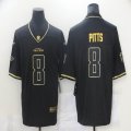 Nike Atlanta Falcons #8 Kyle Pitts throwback black Salute To Service Limited Jersey-BD