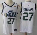 Nike Utah Jazz #27 Rudy Gobert White nba Jersey