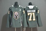 Women Adidas Vegas Golden Knights #71 William Karlsson gray hockey Jersey