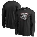 Mississippi State Bulldogs Midnight Mascot Long Sleeve T-Shirt - Black