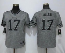 Women Nike Buffalo Bills 17 Allen Gray 2019 Vapor Untouchable Stitched Gridiron Gray Limited