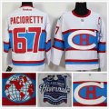 New Montreal Canadiens #67 Max Pacioretty white ice hockey jersey 2016 winter classic patch