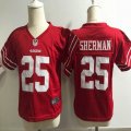 Nike 49ers #25 Richard Sherman red Toddler Jerseys