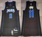 Nike Dallas Mavericks #11 Kyrie Irving black nba jerseys city version-HL