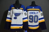 Women Adidas St.Louis Blues #90 Ryan O'Reilly white NHL hockey Jerseys