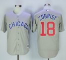 2016 Chicago Cubs #18 Zobrist gray Flexbase Authentic Collection Jersey