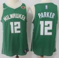 Nike Milwaukee Bucks #12 Jabari Parker green nba Jersey