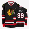 Chicago Blackhawks #39 HUET Black NHL Jerseys