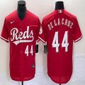 Women Nike Cincinnati Reds #44 Elly De La Cruz red majestic baseball jerseys -BD