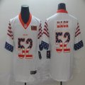 Nike Bears #52 Khalil Mack white usa flag Color Rush Limited Jersey-BD