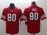 49ers #80 Jerry Rice red Nike Color Rush Limited Jersey