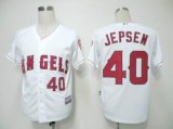 Anaheim Angels #40 JEPSEN white MLB Jerseys