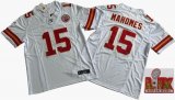 Kansas City 15# Patrick Mahomes white Nike Vapor F.U.S.E. Limited Jersey