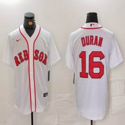 Nike Boston Red Sox #16 Jarren Duran white majestic MLB baseball jerseys-BD