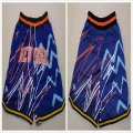 New York Knicks balck nba basketball shorts with pocket-FH