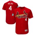 2017 St.Louis Cardinals #4 Yadier Molina red Flexbase Authentic Collection Jersey