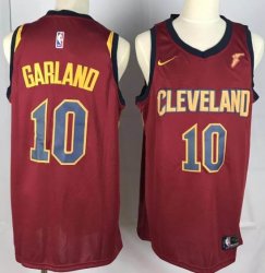 Nike Cleveland Cavaliers #10 Darius Garland red nba basketball jersey