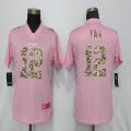 Women Nike Seattle Seahawks 12 Fan Pink Color Rush Limited Jersey