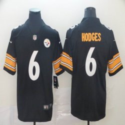 Pittsburgh Steelers #6 Devlin Hodges black Nike Color Rush Limited Jersey-BD