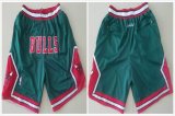 Nike Chicago Bulls Green NBA shorts with pocket