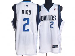 Dallas Mavericks 2# Jason Kidd white jerseys