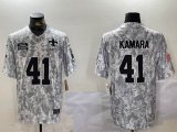 New Saints #41 Alvin Kamara Nike Arctic Camo 2024 Salute to Service Limited Jersey