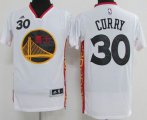 Golden State Warriors #30 Stephen Curry white NBA basketball jersey