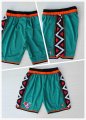 NBA 1996 All-Star Green Swingman Throwback basketball shorts