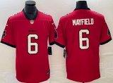 Nike Tampa Bay Buccaneers #6 Baker Mayfield Red Color Rush Limited Jersey