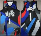 Nike Brooklyn Nets #1 Mikal Bridges Camo NBA basketball Jerseys-TY