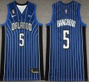 Nike Orlando Magic #5 Paolo Banchero blue NBA Jerseys 6 patch-XD