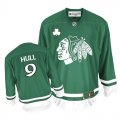 Chicago Blackhawks Bobby Hull 9 Green jersey